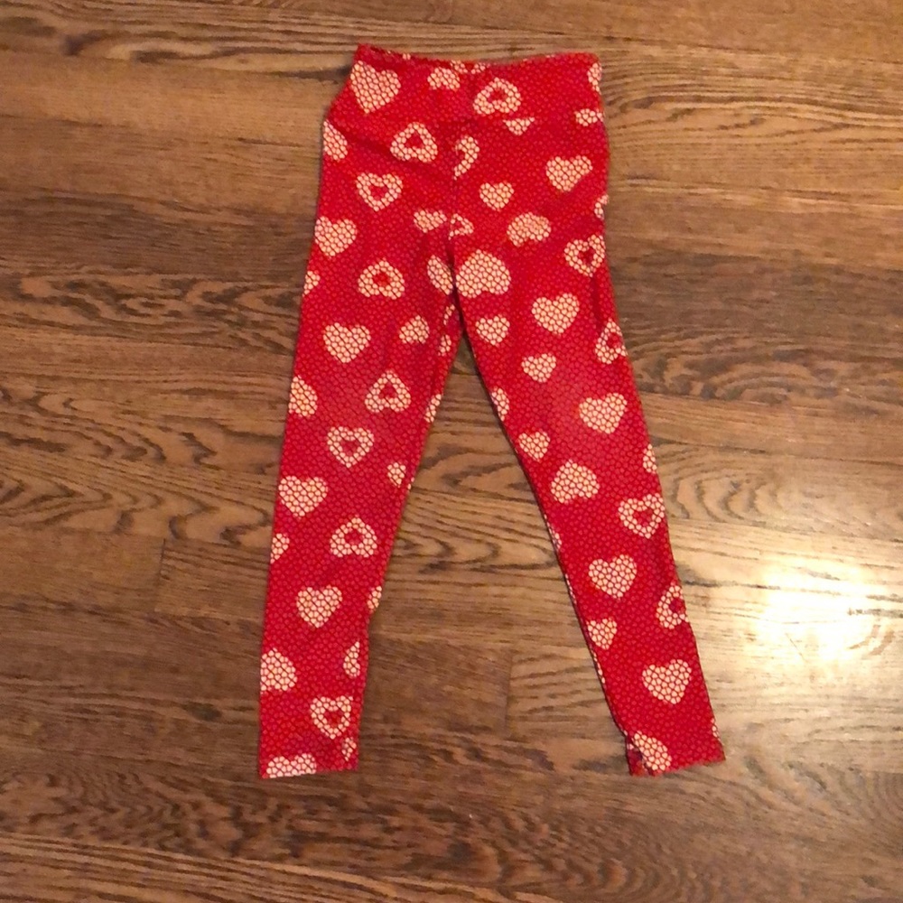 Lularoe heart leggings for girls